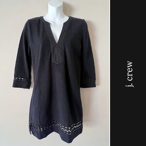 J. Crew Long Sleeve Tunic in Navy Blue • XXS